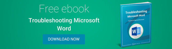 Troubleshooting Microsoft Word