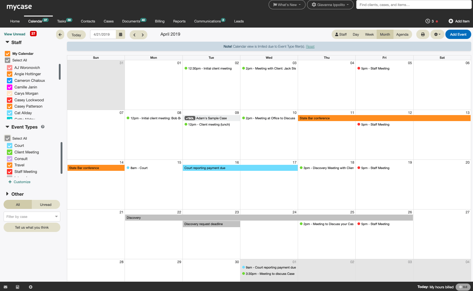 Calendar