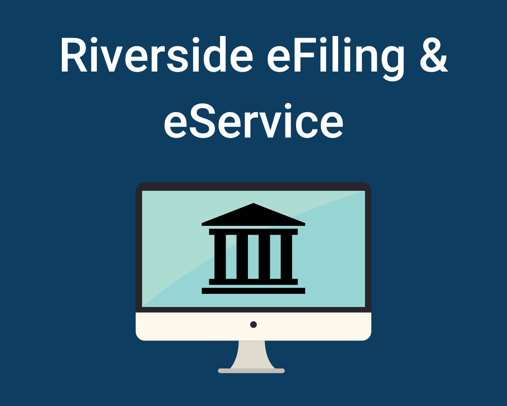 Riverside eFiling and eService illustration