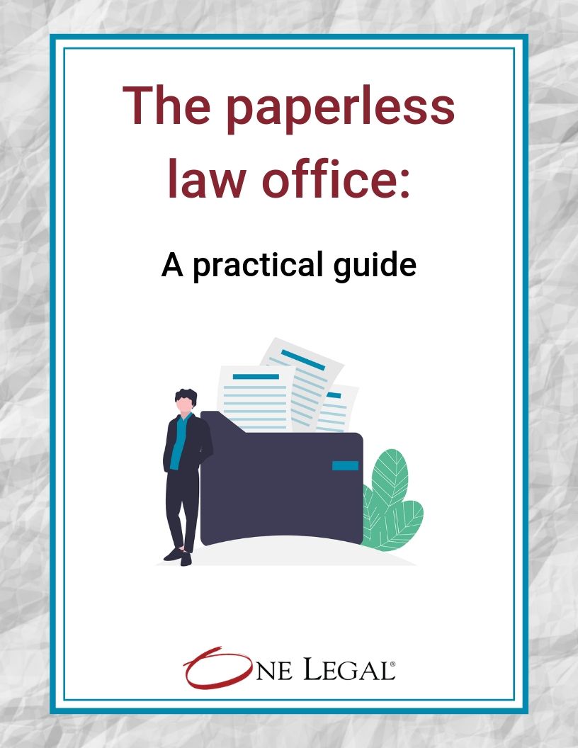 Paperless law firm ebook cover