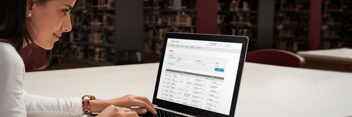 woman looking at new order status pages