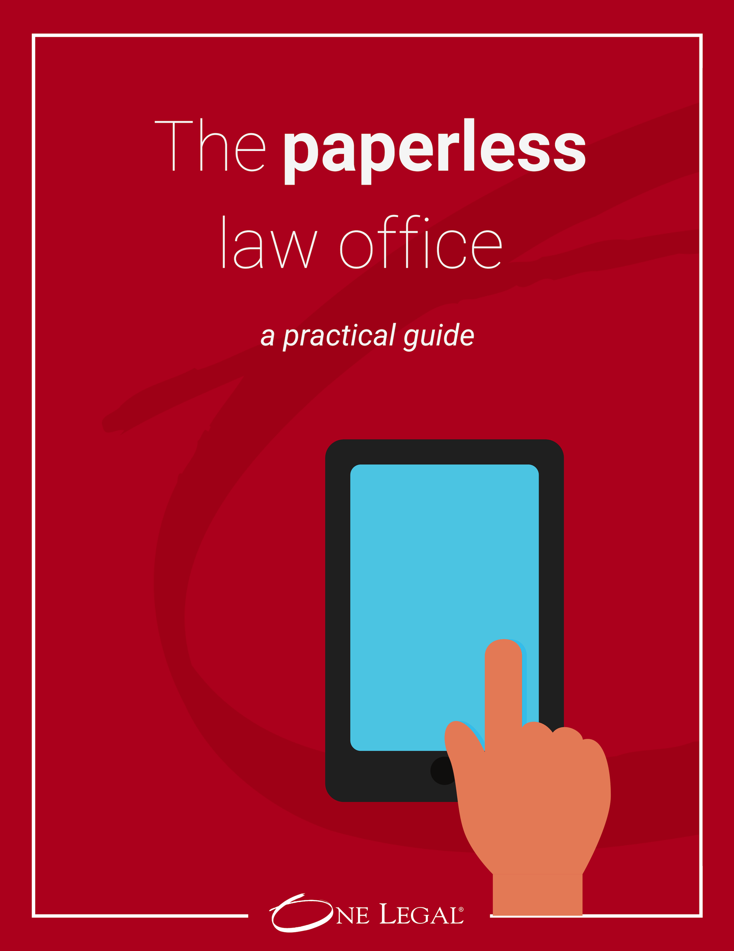 paperless law office ebook cover