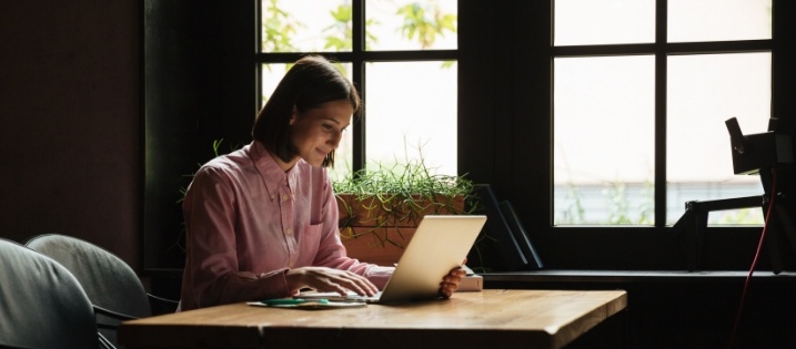 woman writing