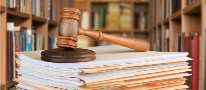Gavel on documents