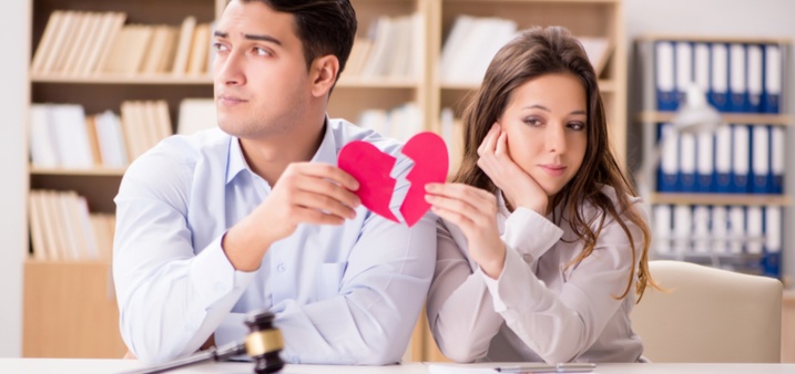 broken hearts love divorce valentine's day