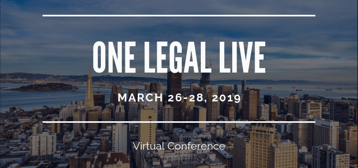 One Legal Live Conference banner