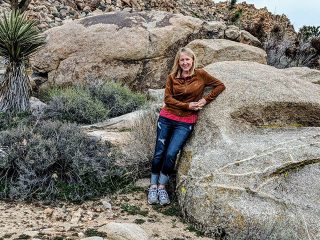 Denise at Joshua Tree