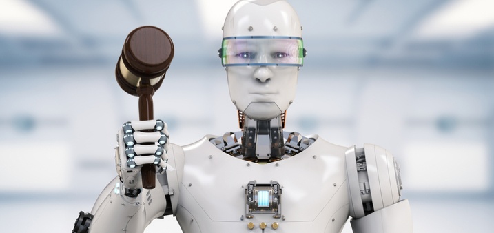 Robot-judge using AI to judge
