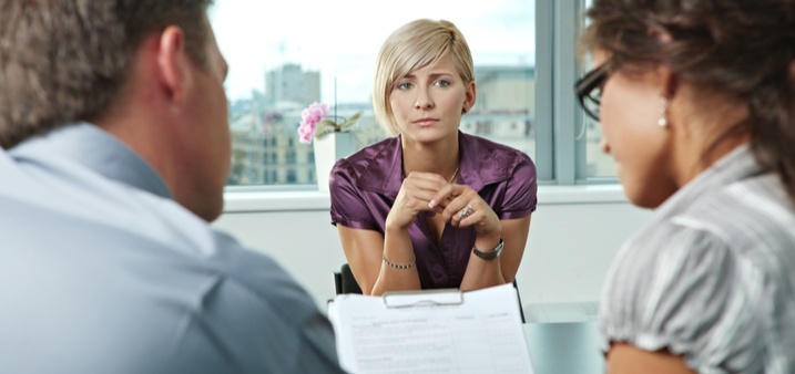 Employers waiting on employee to speak