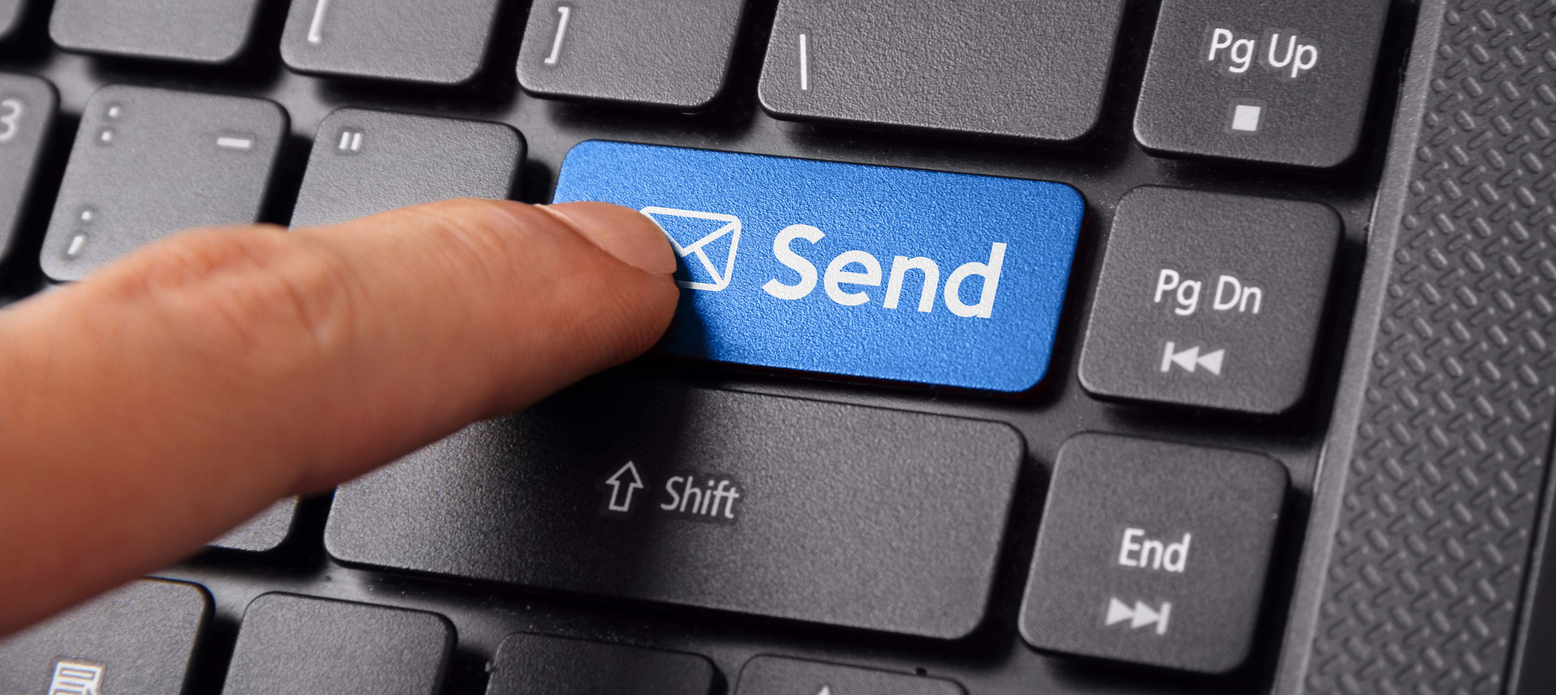 Hit the "send" button