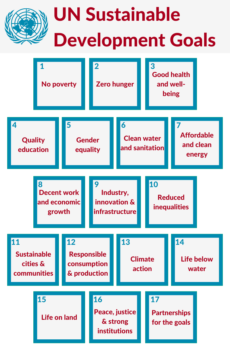 17 sustainability goals