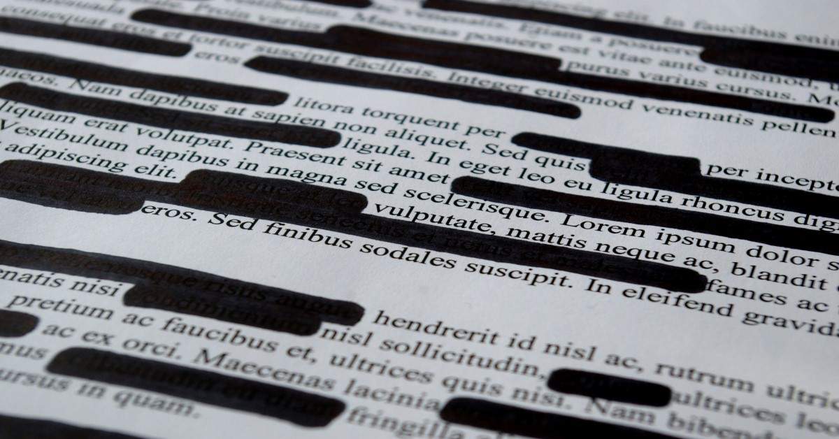 What Does Redacted Mean In Law