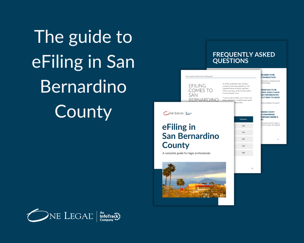 Guide To Efiling In San Bernardino Cover Image